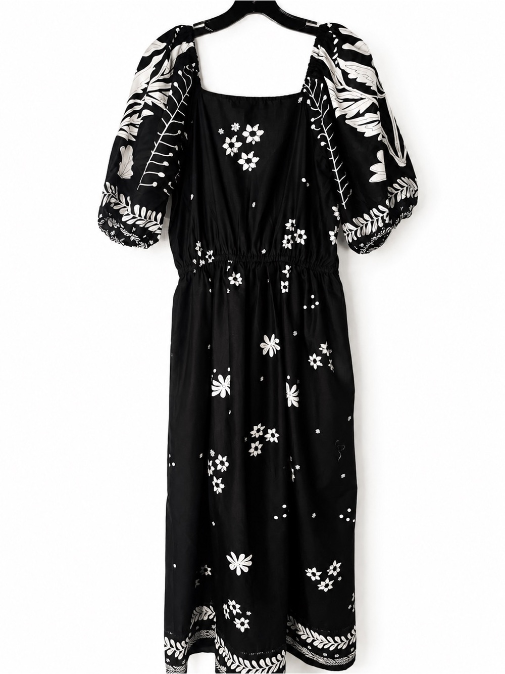Ellen Tracy ✨ 
Boho Chic Women's Printed Puff Sleeve Maxi Dress - Picture 10 of 16